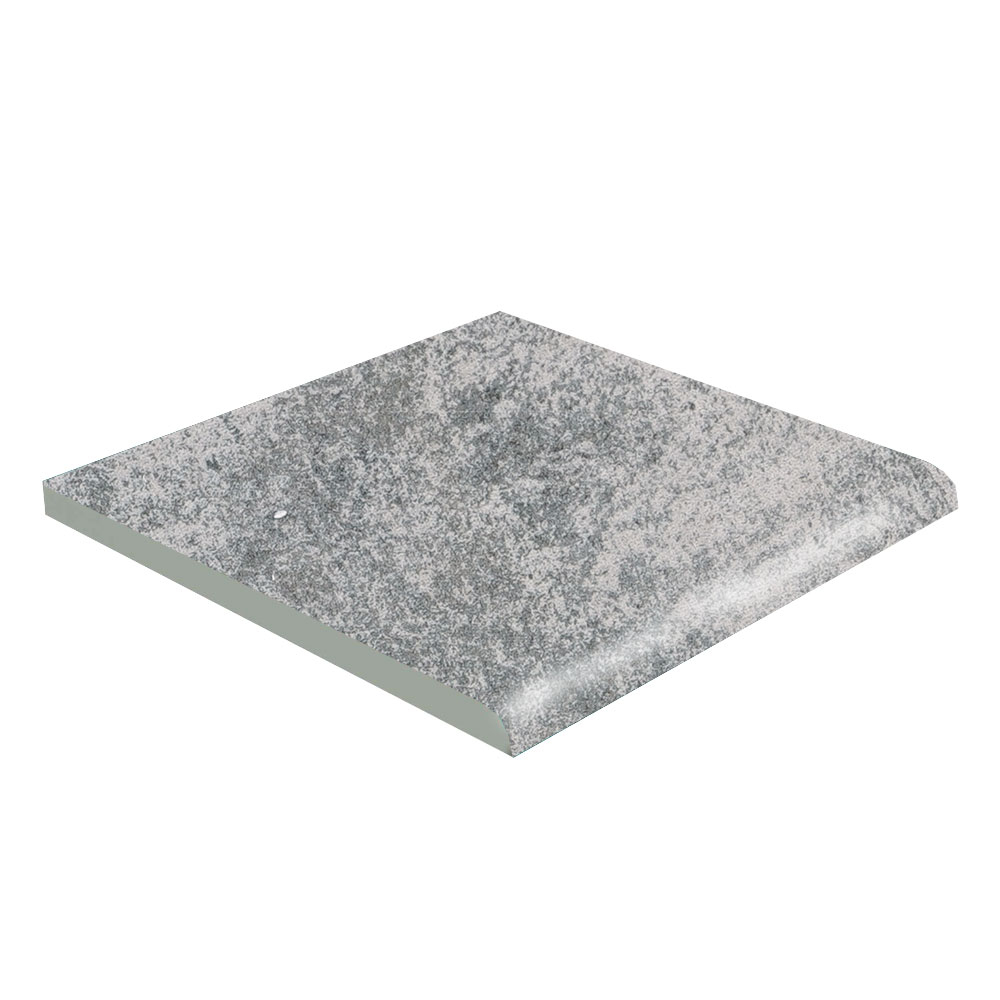Bullnose Gulvflis Ocean Grå Matt 15x15 cm